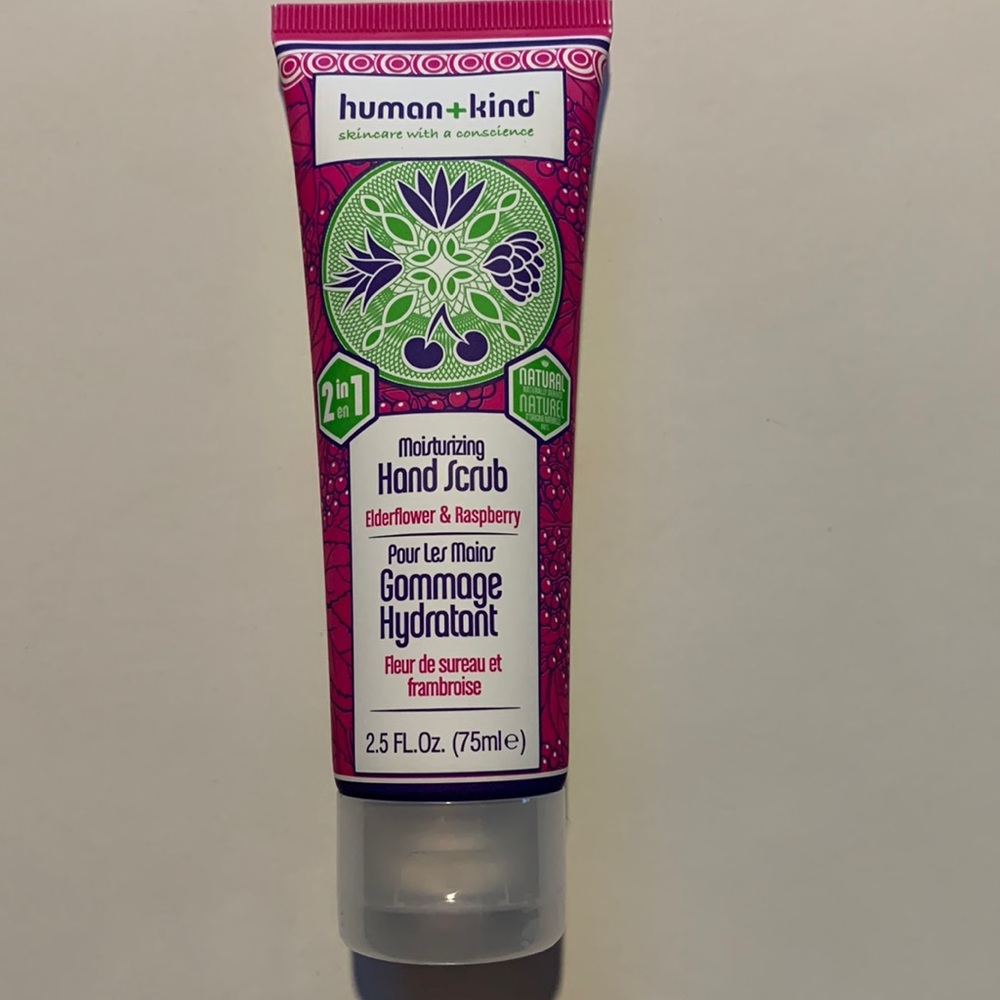 Human + kind moisturizing hand scrub